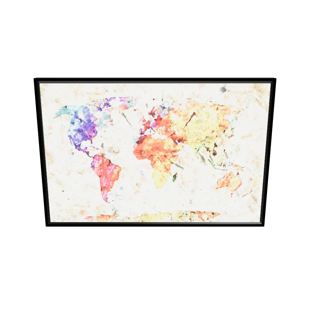 Carte du Monde Colorée